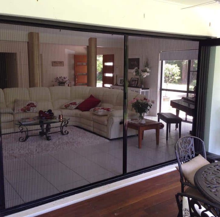 Retractable fly screens for home