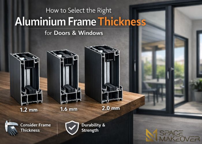 Aluminium Frame Thickness for Doors & Windows