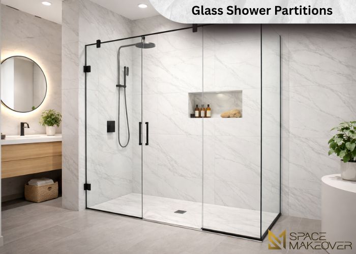 glass shower partition