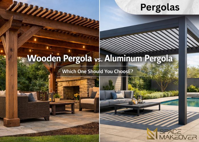 Wooden vs. Aluminium Pergolas: