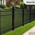 What type of metal is used for fencing