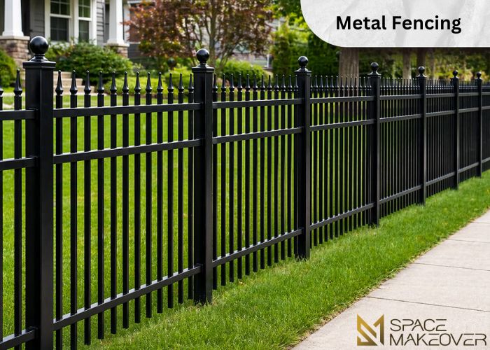 What type of metal is used for fencing