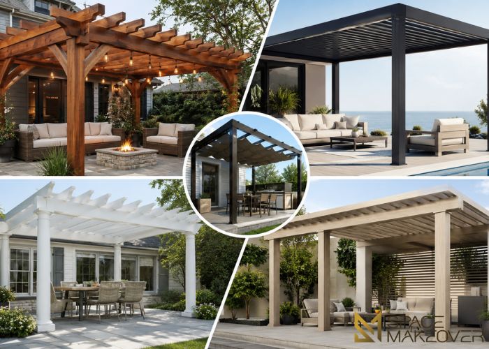 Types of Pergolas Explained: Wooden, Aluminium, Vinyl & More