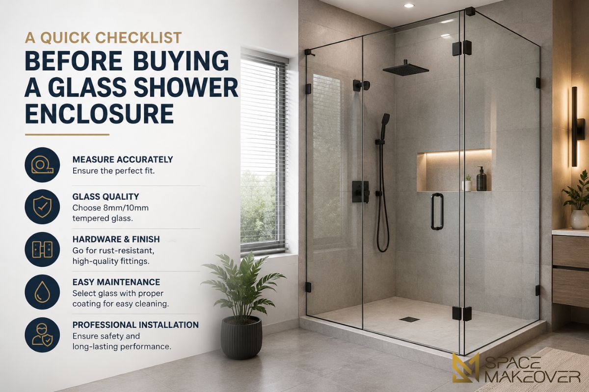 A Quick Checklist Before Buying a Glass Shower Enclosure