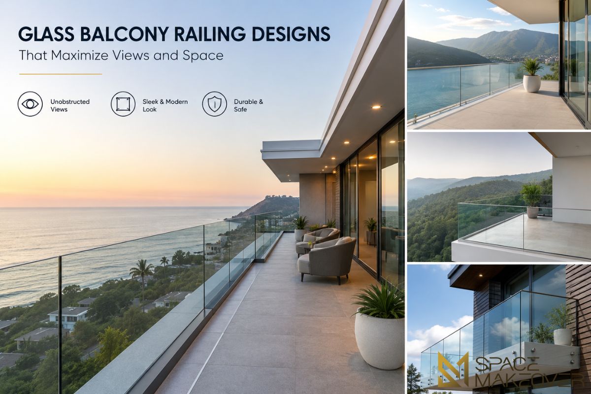 Glass Balcony Railing Designs That Maximize Views and Space