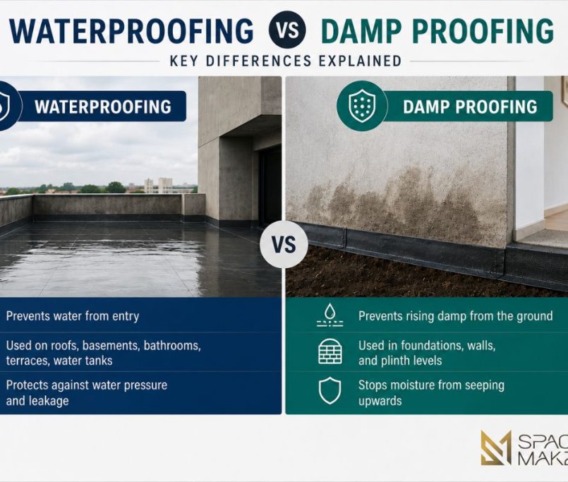Waterproofing vs Damp Proofing: Key Differences Explained