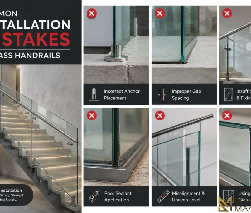 Common Installation Mistakes in Glass Handrails