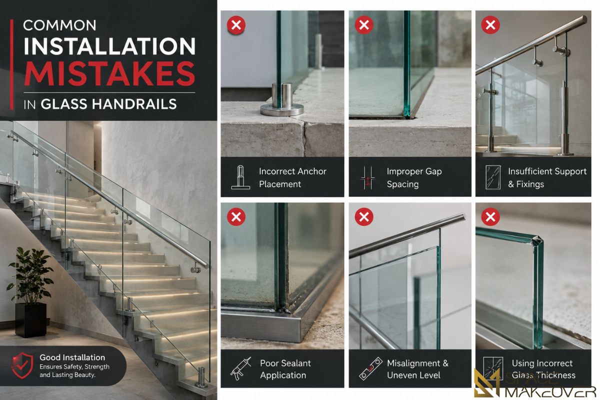 Common Installation Mistakes in Glass Handrails