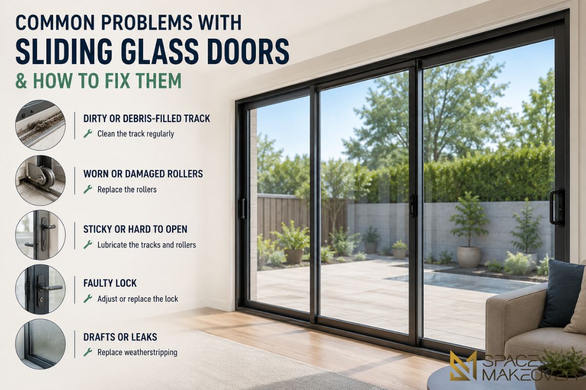 Common Problems with Sliding Glass Doors & How to Fix Them
