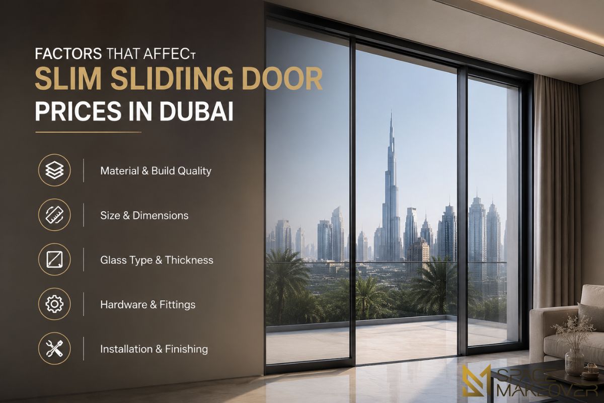 Factors That Affect Slim Sliding Door Prices in Dubai