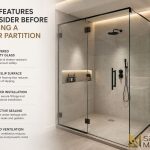 Safety Features to Consider Before Installing a Shower Partition