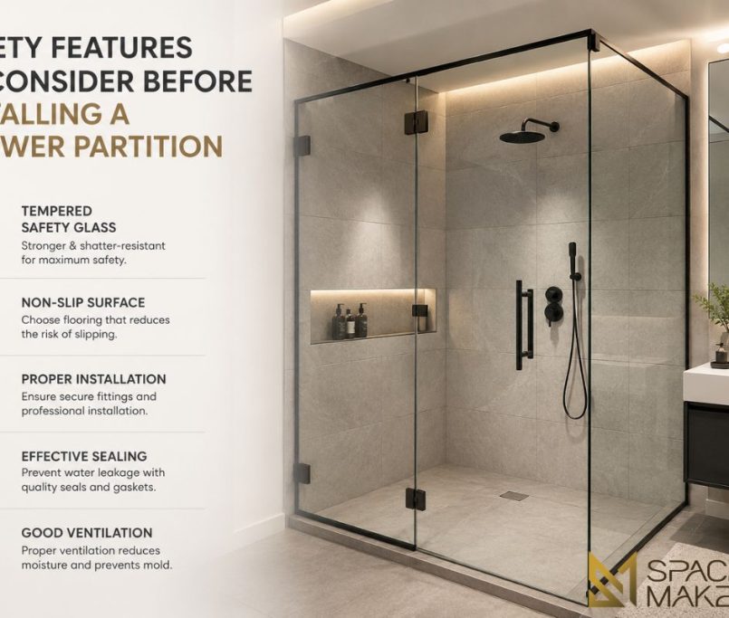 Safety Features to Consider Before Installing a Shower Partition