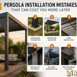 8 Pergola Installation Mistakes That Can Cost You More Later