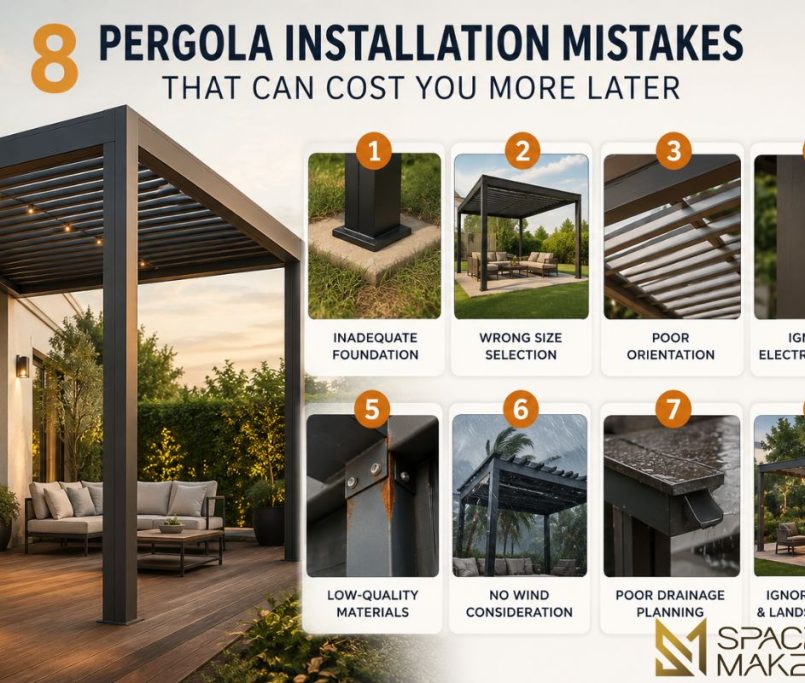 8 Pergola Installation Mistakes That Can Cost You More Later