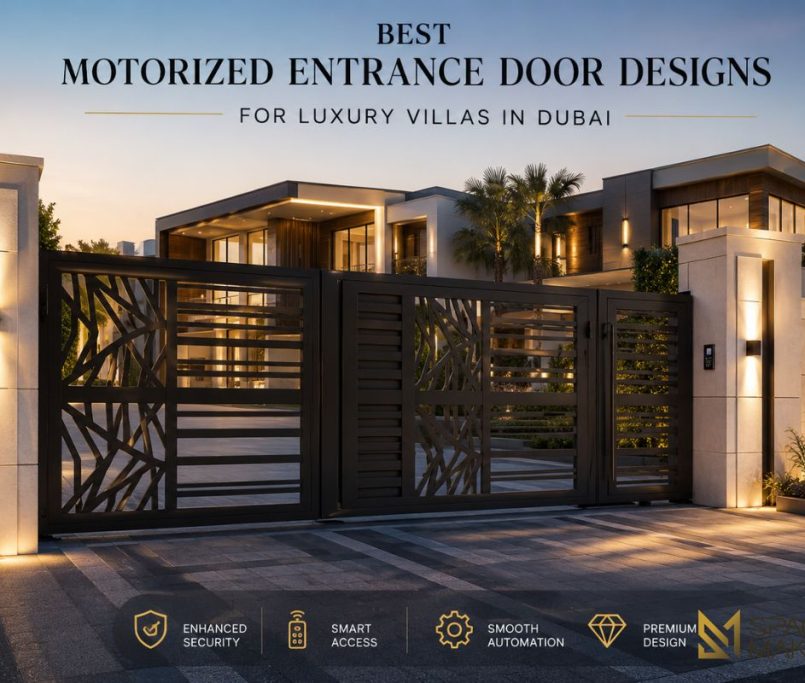 Best Motorized Entrance Door Designs for Luxury Villas in Dubai