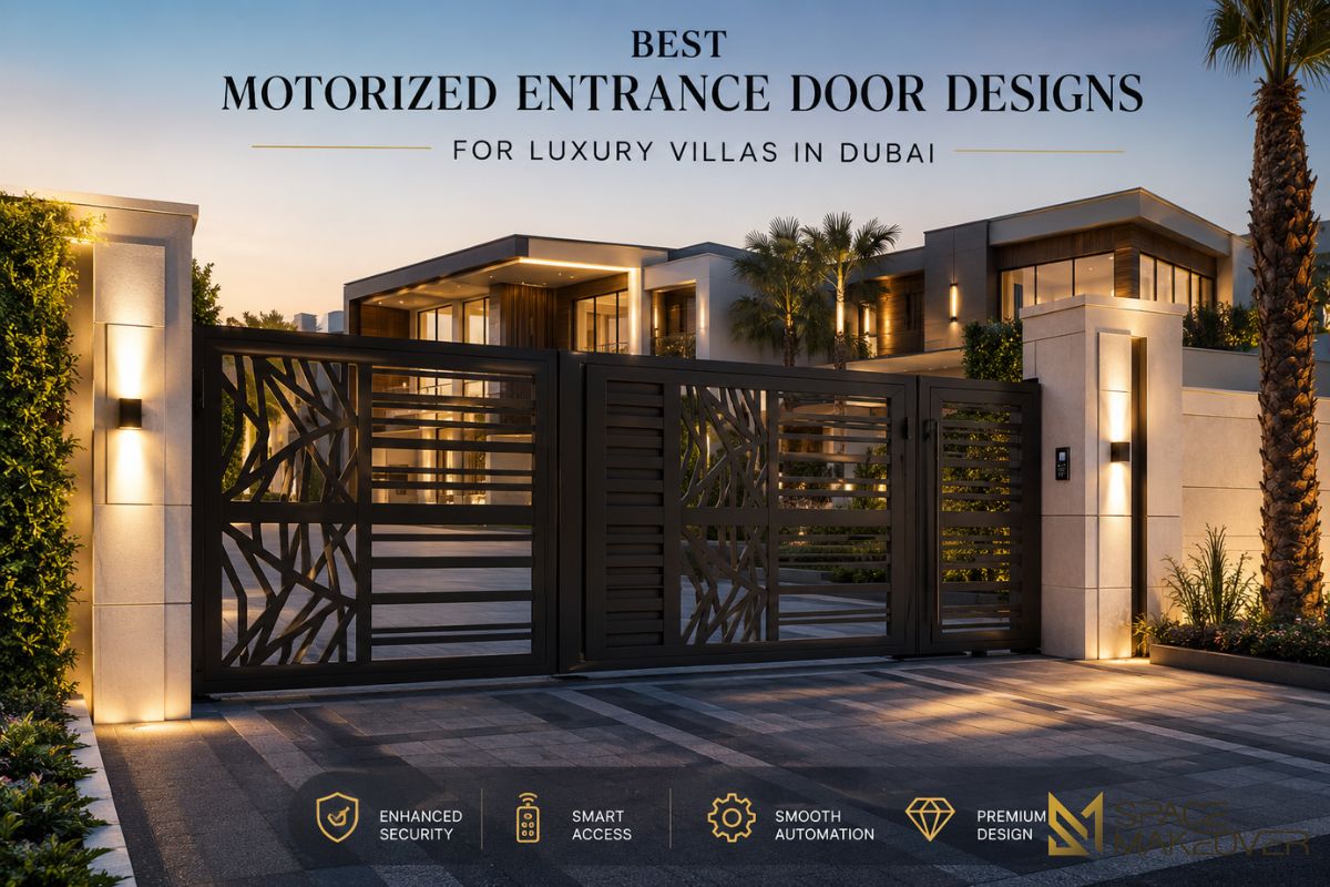 Best Motorized Entrance Door Designs for Luxury Villas in Dubai