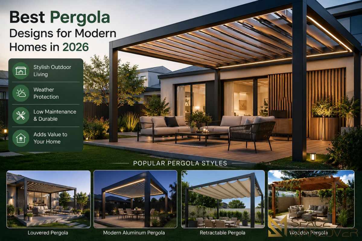 Best Pergola Designs for Modern Homes in 2026