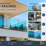 How to Maintain Glass Railings in Dusty & Humid Conditions