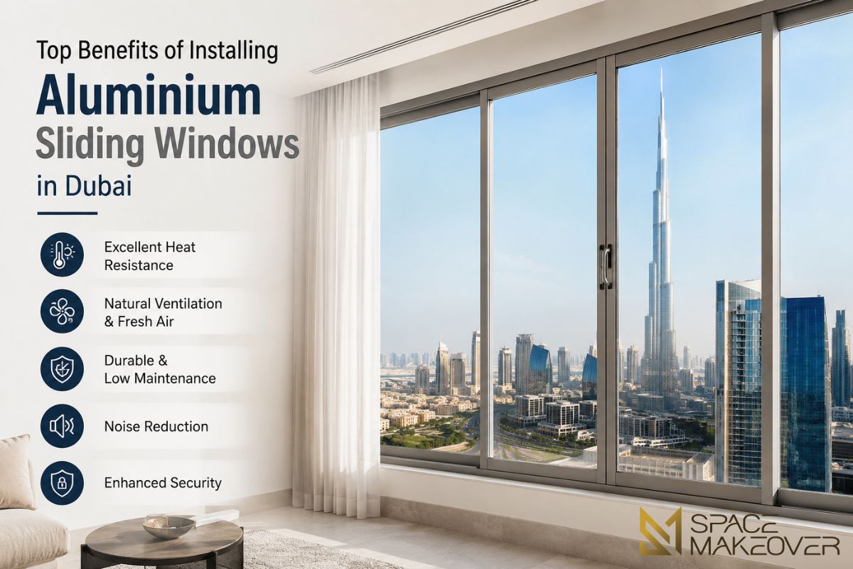 Top Benefits of Installing Aluminium Sliding Windows in Dubai