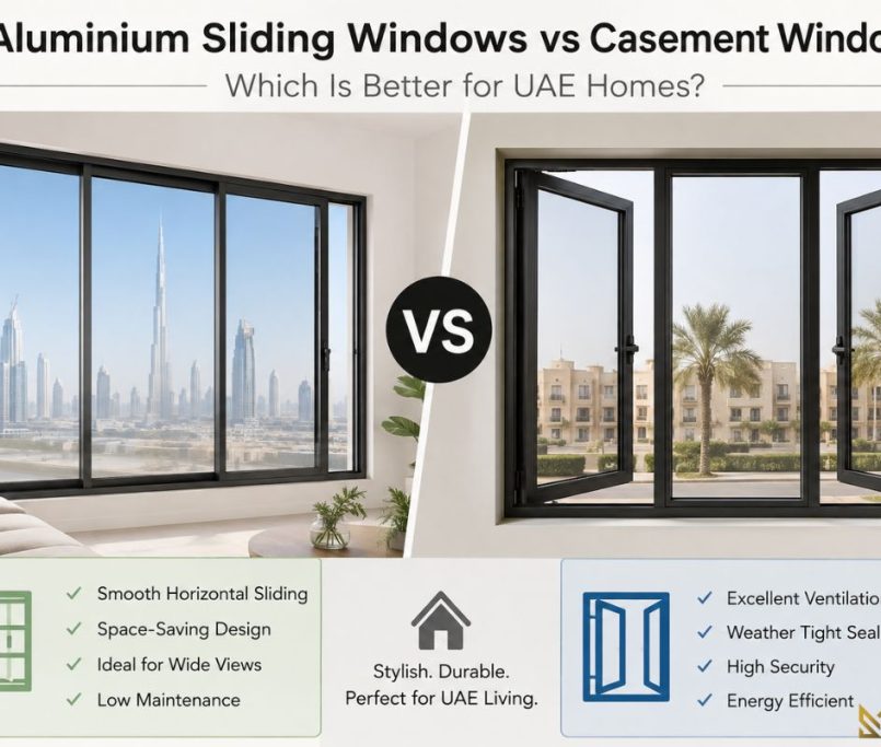 Aluminium Sliding Windows vs Casement Windows Which Is Better for UAE Homes