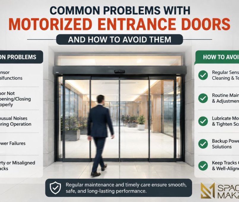 Common Problems with Motorized Entrance Doors and How to Avoid Them