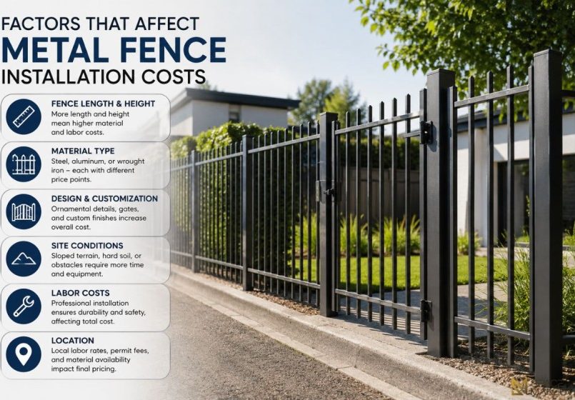 Factors That Affect Metal Fence Installation Costs (1)
