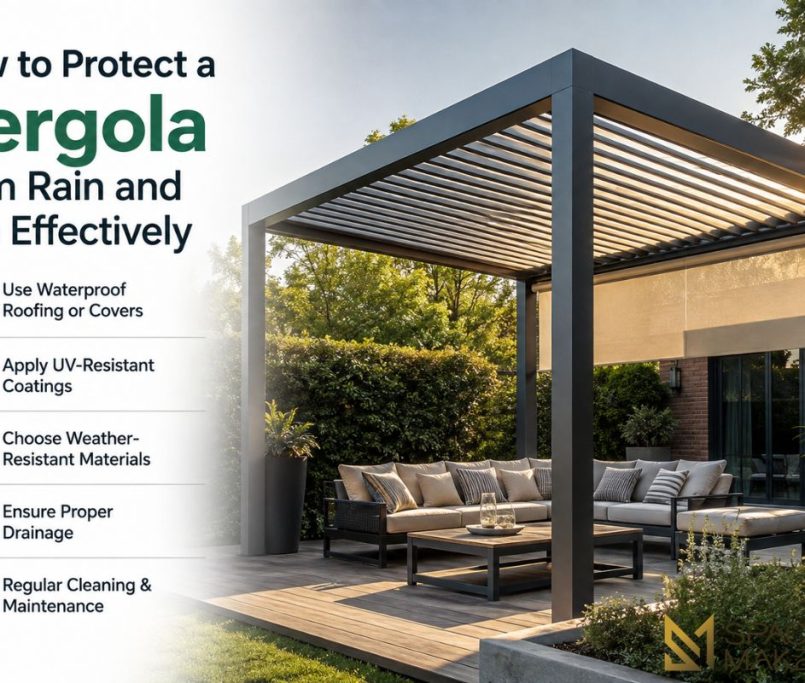 How to Protect a Pergola from Rain and Sun Effectively