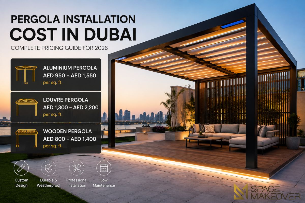 Pergola Installation Cost in Dubai Complete Pricing Guide for 2026