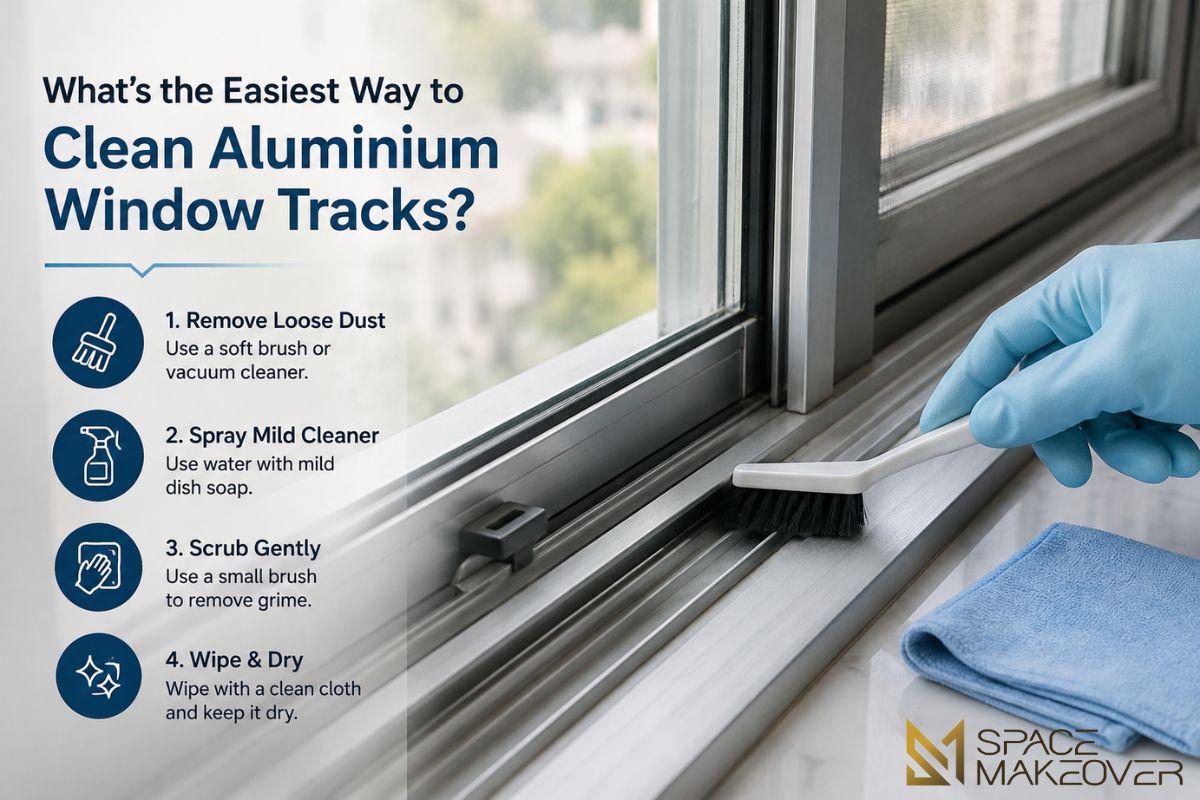 What's the Easiest Way to Clean Aluminium Window Tracks