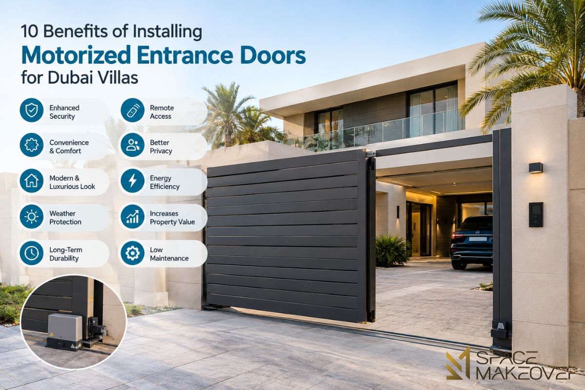 10 Benefits of Installing Motorized Entrance Doors for Dubai Villas
