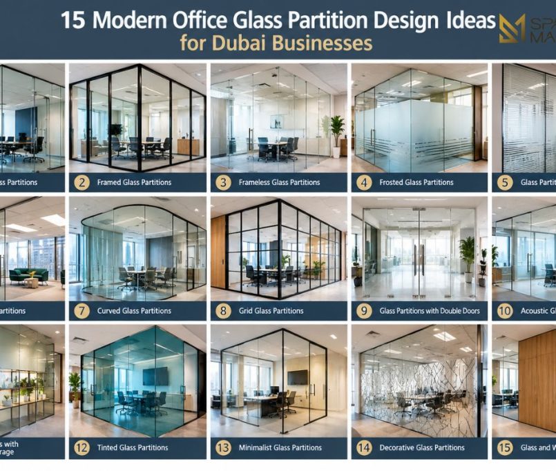 15 Modern Office Glass Partition Design Ideas for Dubai Businesses