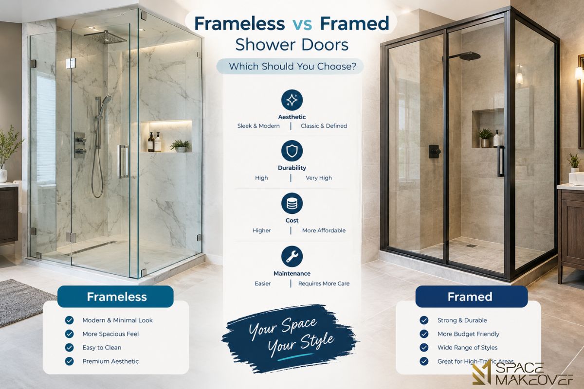 Frameless vs Framed Shower Doors: Which Should I Choose