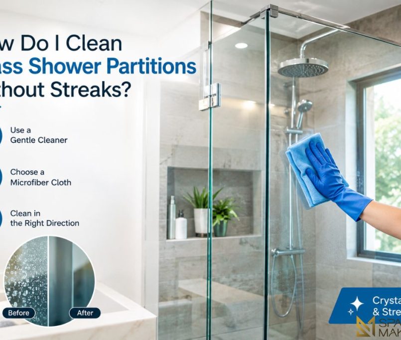 How Do I Clean Glass Shower Partitions Without Streaks