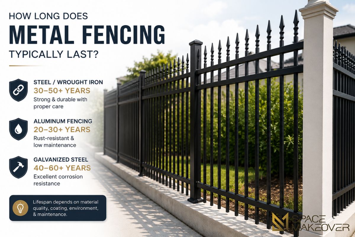 How Long Does Metal Fencing Typically Last