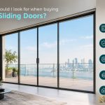 What should I look for when buying slim sliding doors?