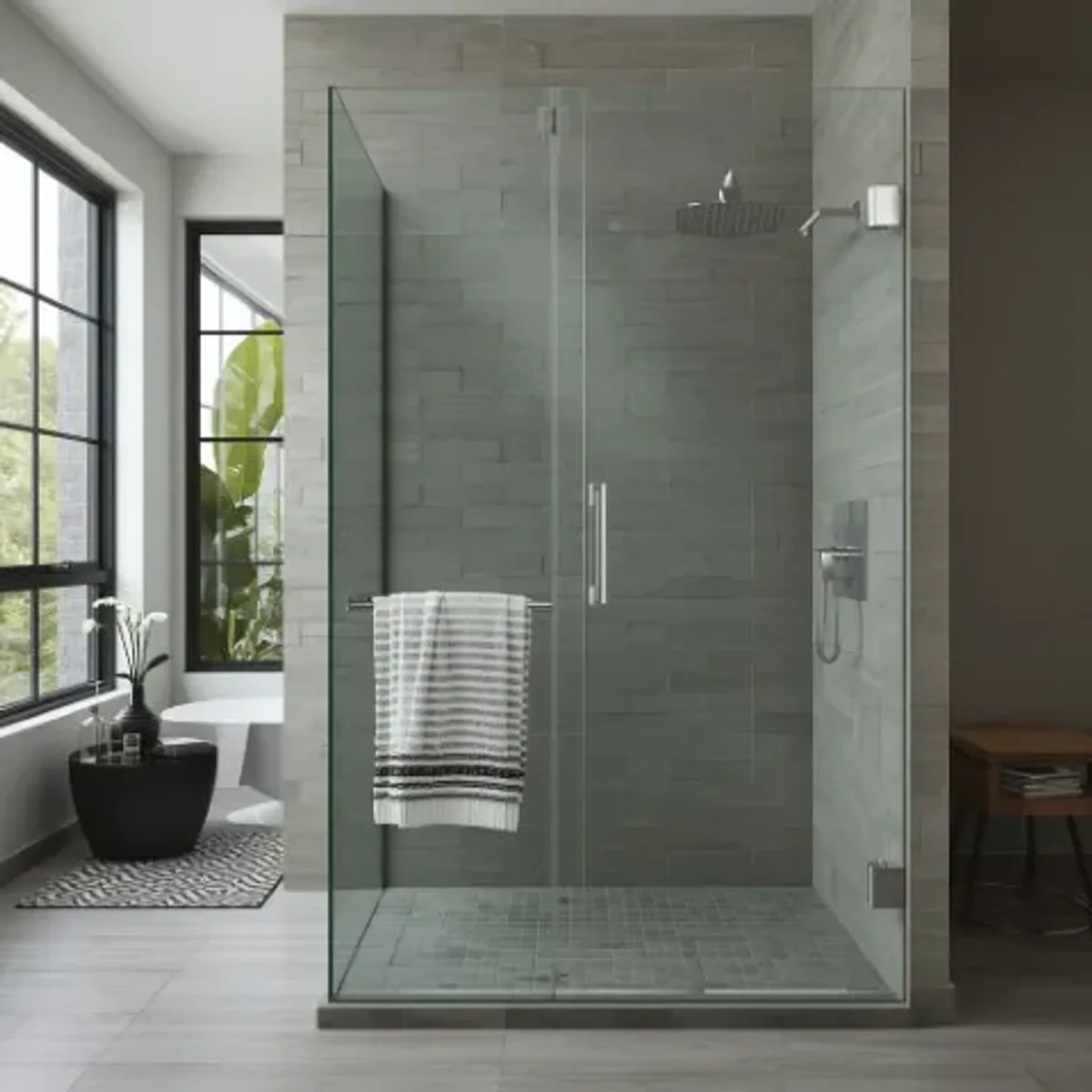 Frameless Shower Partitions