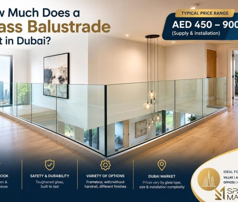 Glass Balustrade Cost in Dubai