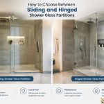 How to Choose Between Sliding and Hinged Shower Glass Partitions